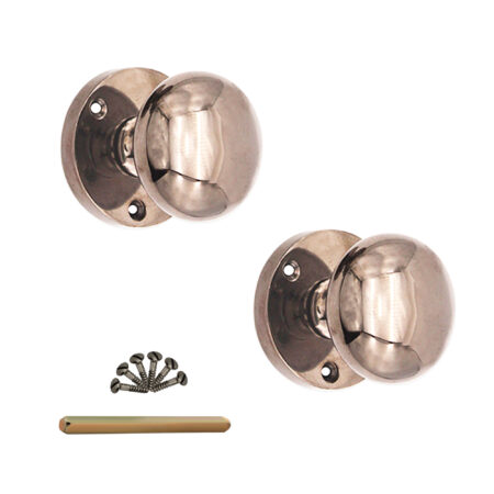 Black Nickel Victorian Door Knob Door Hardware - Image 4
