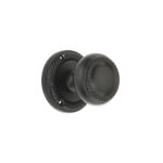 Matt Black Georgian Mortice Door Knob Door Hardware