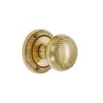 Polished Brass Georgian Mortice Door Knob Door Hardware