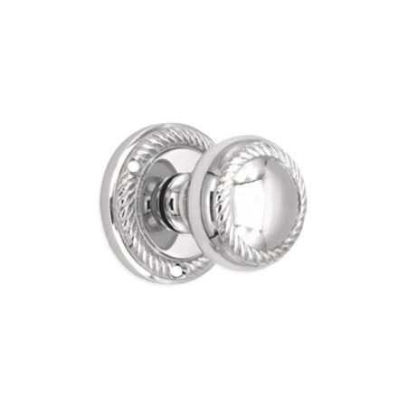 Polished Chrome Georgian Mortice Door Knob Door Hardware