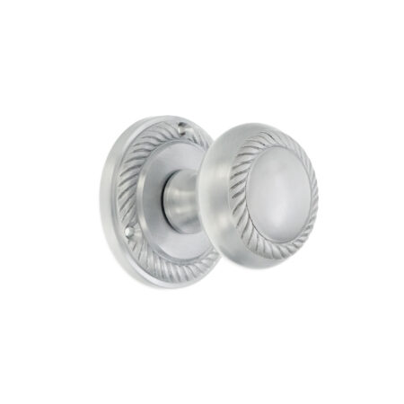 Satin Chrome Georgian Mortice Door Knob Door Hardware