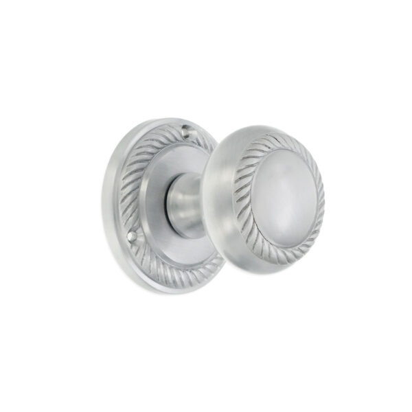 Satin Chrome Georgian Mortice Door Knob Door Hardware
