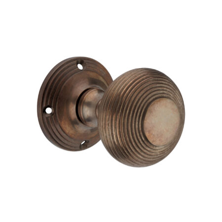 Brass Beehive Door Knob 55mm Antique Door Hardware