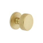 Satin Brass Connaught Knurled Door Knob Door Hardware