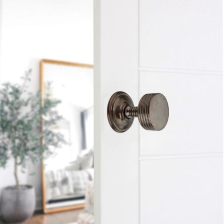 Brass Oxford Mortice Door Knob Antique Door Hardware - Image 3