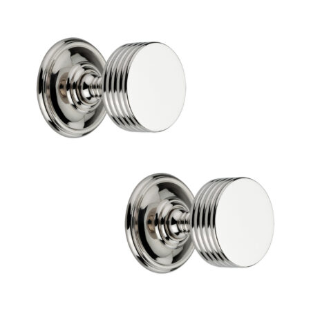 Polished Nickel Oxford Mortice Door Knob Door Hardware - Image 2