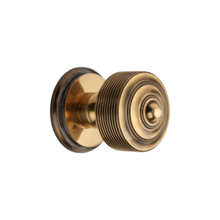 Spira Brass Brass Carter Mortice/Rim Door Knob Aged Door Hardware - Antique Brass