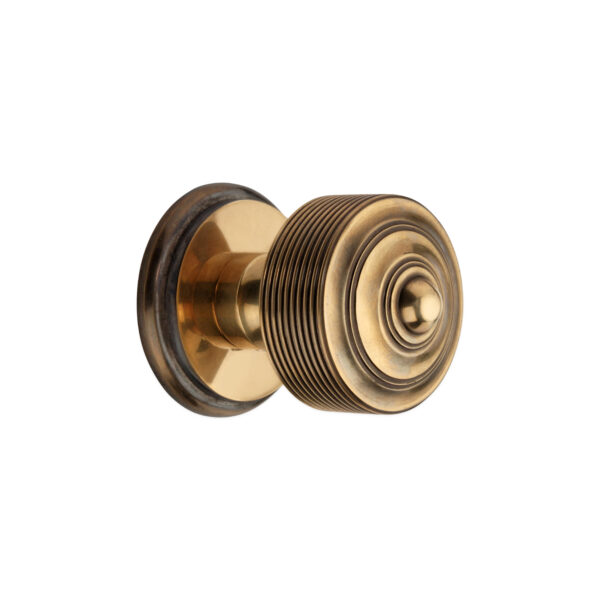 Spira Brass Brass Carter Mortice/Rim Door Knob Aged Door Hardware - Antique Brass