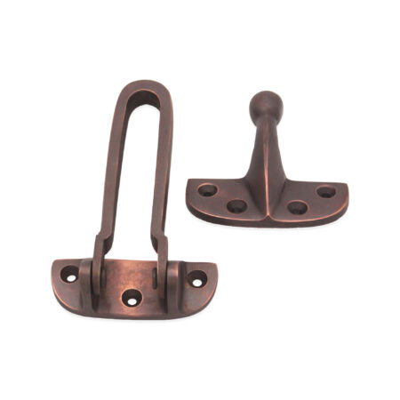 Spira Brass Door Guard 105mm Aged Bronze - Image 3