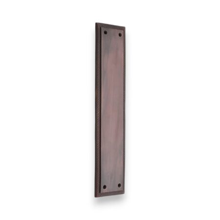 Georgian Finger Plate 285mm Aged Bronze