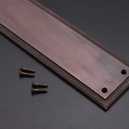 Georgian Finger Plate 285mm Aged Bronze - Image 2