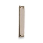 Georgian Finger Plate 285mm Antique Brass