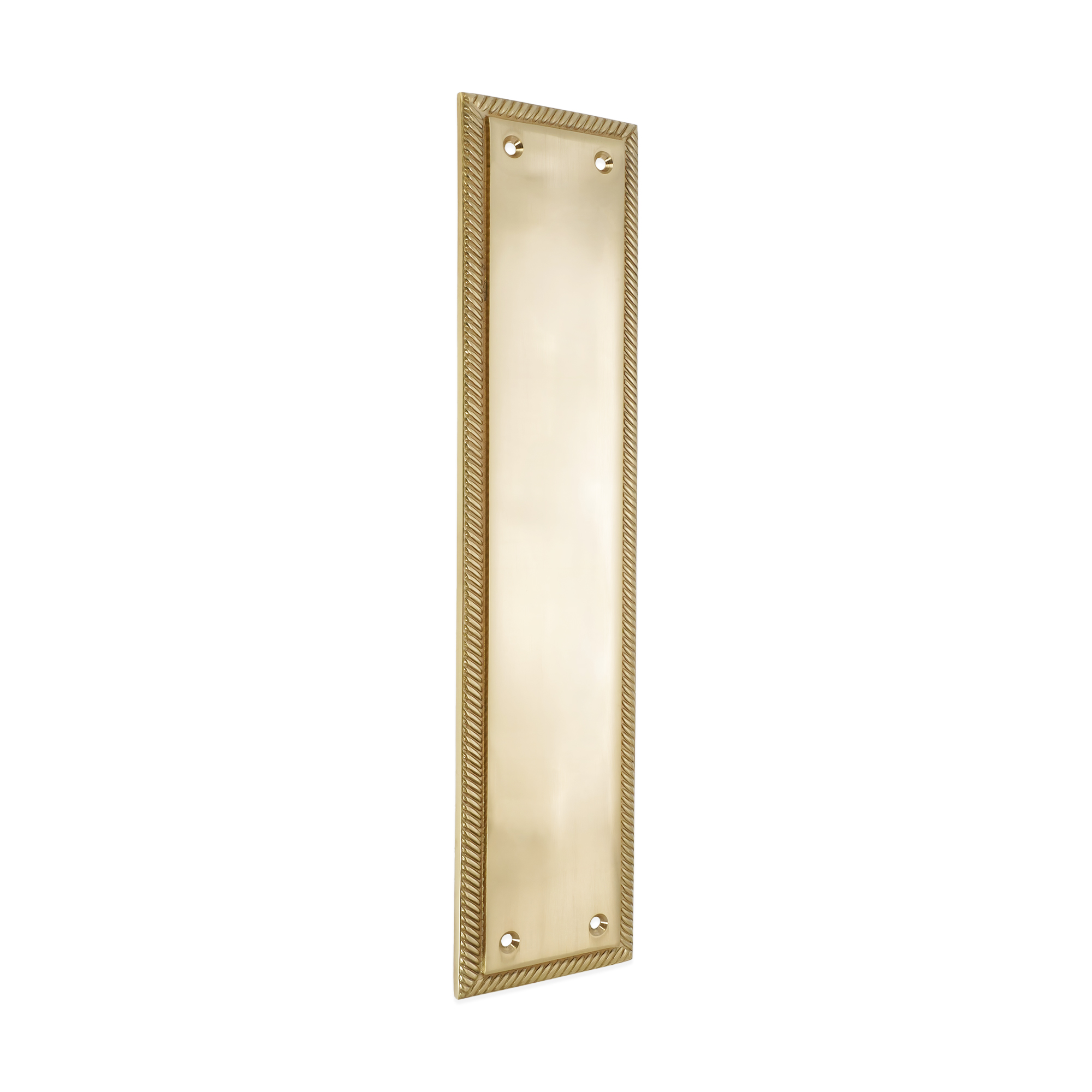SB2213PB_1-1.jpg Spira Brass Georgian Finger Plate 285mm Polished Brass - Image 1