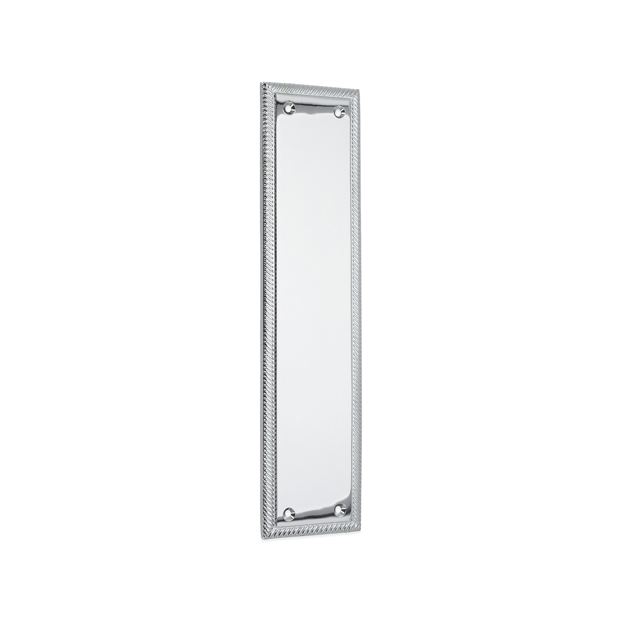 SB2213PC_1-1.jpg Spira Brass Georgian Finger Plate 285mm Polished Chrome - Image 1