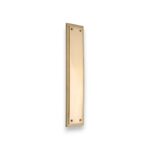 Spira Brass Georgian Finger Plate 285mm Satin Brass