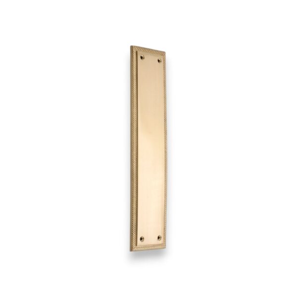 Spira Brass Georgian Finger Plate 285mm Satin Brass