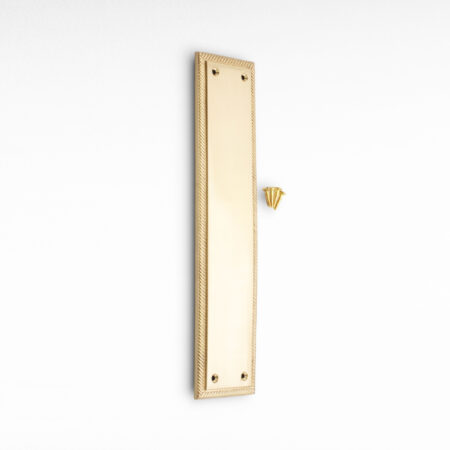 Spira Brass Georgian Finger Plate 285mm Satin Brass - Image 4