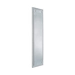 Spira Brass Georgian Finger Plate 285mm Satin Chrome