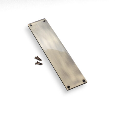 Victorian Finger Plate 300mm Antique Brass - Image 4