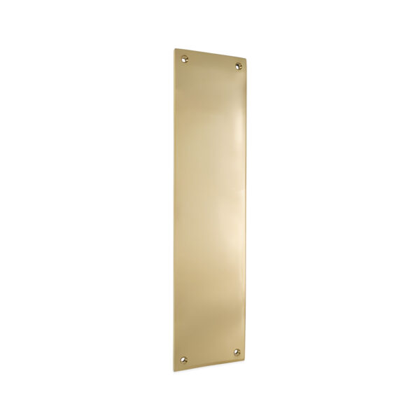 Spira Brass Victorian Finger Plate 300mm Polished Brass