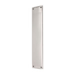 Spira Brass Victorian Finger Plate 300mm Polished Chrome
