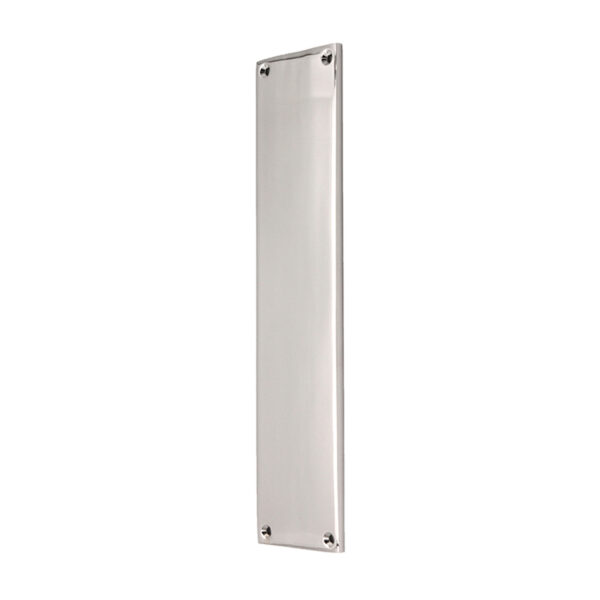 Spira Brass Victorian Finger Plate 300mm Polished Chrome