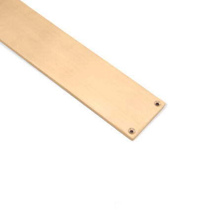 Victorian Finger Plate 300mm Satin Brass - Image 2
