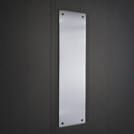 Spira Brass Victorian Finger Plate 300mm Satin Chrome - Image 2