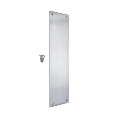 Spira Brass Victorian Finger Plate 300mm Satin Chrome - Image 4