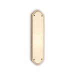Georgian Half Round  Finger Plate 295mm Satin Brass