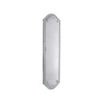 Georgian Half Round  Finger Plate 295mm Satin Chrome