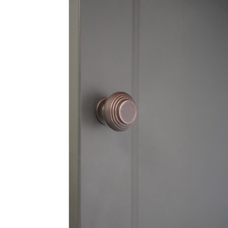 Spira Brass Brass Beehive Large 40mm Cupboard Knob Aged Bronze Cabinet Hardware - Image 3