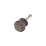 Spira Brass Brass Beehive Small 30mm Cupboard Knob Aged Bronze Cabinet Hardware
