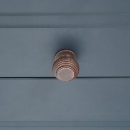 Spira Brass Brass Beehive Small 30mm Cupboard Knob Aged Bronze Cabinet Hardware - Image 3