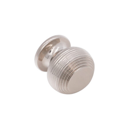 Spira Brass Polished Nickel Beehive Small 30mm Cupboard Knob Cabinet Hardware - Image 2