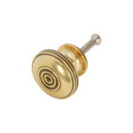 Spira Brass Brass Bloxwich Large 40mm Cupboard Knob Aged Cabinet Hardware - Antique Brass