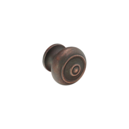 Spira Brass Brass Bloxwich Small 30mm Cupboard Knob Aged Bronze Cabinet Hardware - Image 2