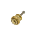 Spira Brass Brass Bloxwich Small 30mm Cupboard Knob Aged Cabinet Hardware - Antique Brass