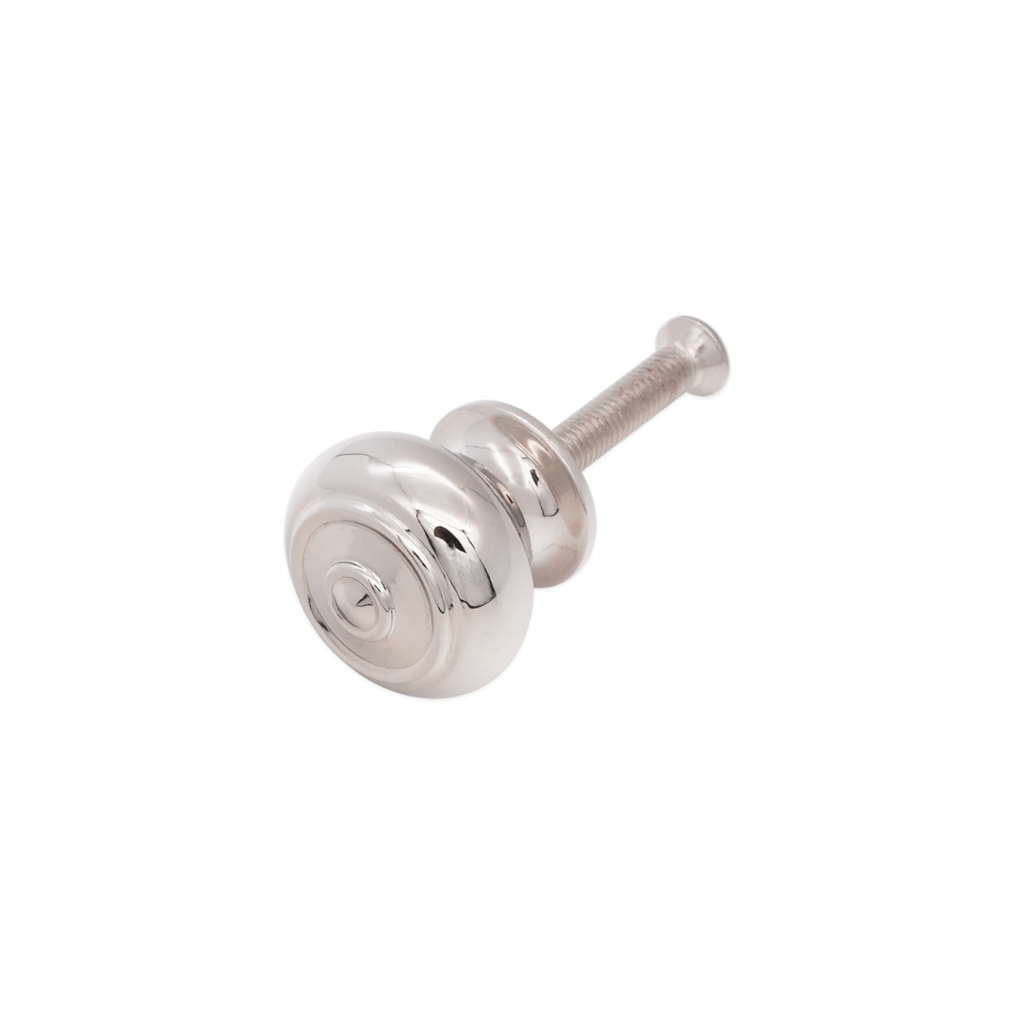 SB2304PN_1-1.jpg Spira Brass Polished Nickel Bloxwich Small 30mm Cupboard Knob Cabinet Hardware - Image 1