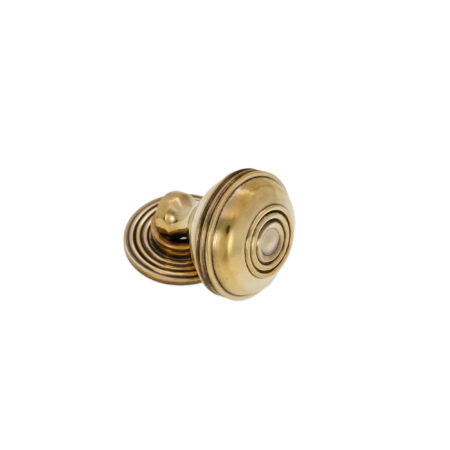 Spira Brass Brass Preston Large 38mm Cupboard Knob Aged Cabinet Hardware - Antique Brass - Image 2