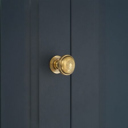 Spira Brass Brass Preston Small 32mm Cupboard Knob Aged Cabinet Hardware - Antique Brass - Image 3