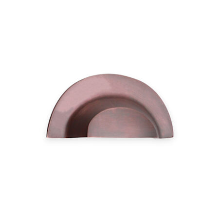 Spira Brass Brass Slim Cup Handle Large Aged Bronze Door Hardware