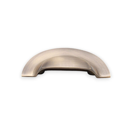 Spira Brass Antique Brass Slim Cup Handle Large Door Hardware - Image 2