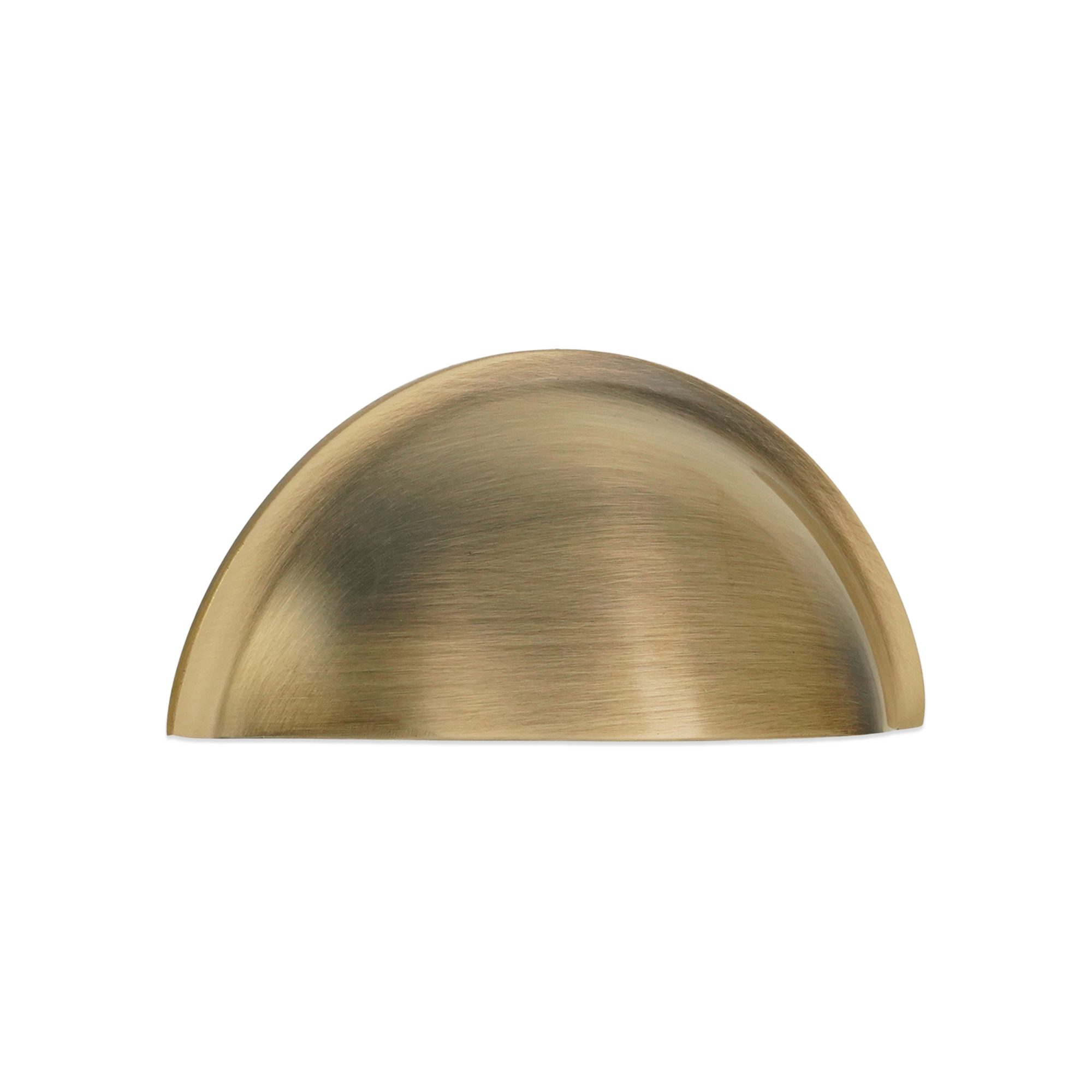 SB2308ANT_1.jpg Spira Brass Brass Slim Cup Handle Small Aged Bronze Door Hardware - Image 1