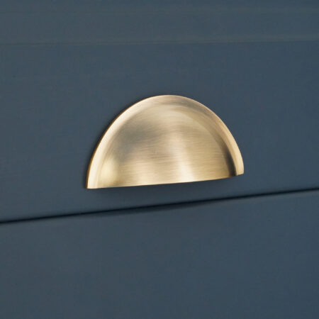 Spira Brass Brass Slim Cup Handle Small Aged Bronze Door Hardware - Image 3
