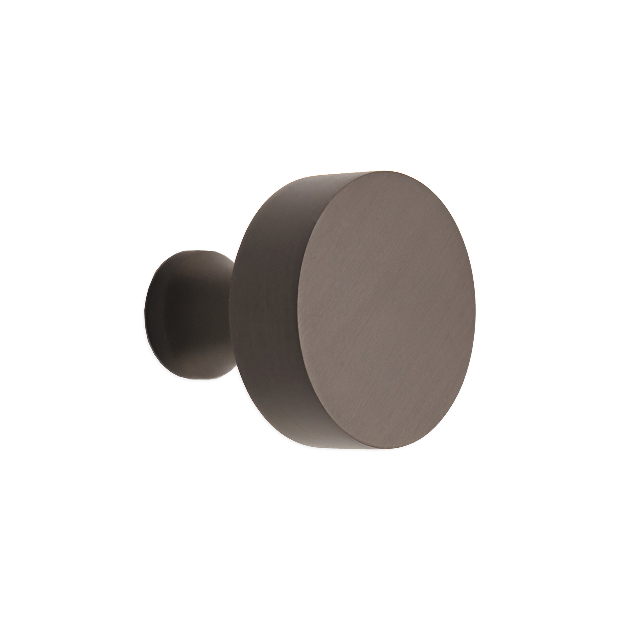 SB2309GG_1.jpg Spira Brass Brass Round Cupboard Knob Gunmetal Grey Cabinet Hardware - Gun Metal Grey - Image 1
