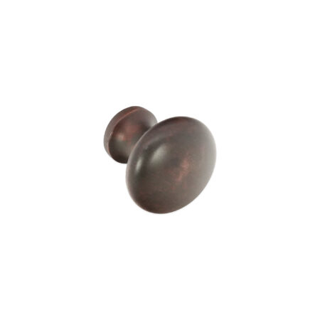 Spira Brass Mushroom 25mm Cupboard Knob Aged Bronze Cabinet Hardware - Image 2