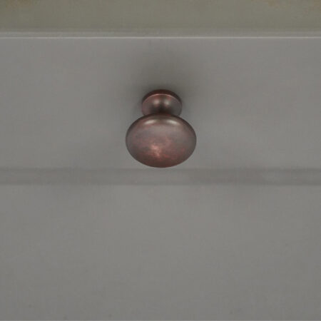 Spira Brass Mushroom 25mm Cupboard Knob Aged Bronze Cabinet Hardware - Image 3