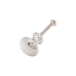 Spira Brass Polished Nickel Mushroom 25mm Cupboard Knob Cabinet Hardware