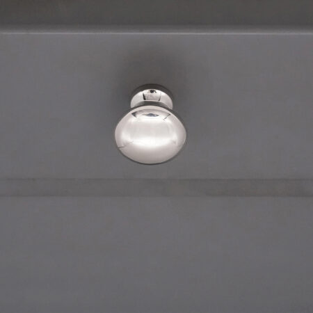Spira Brass Polished Nickel Mushroom 25mm Cupboard Knob Cabinet Hardware - Image 3